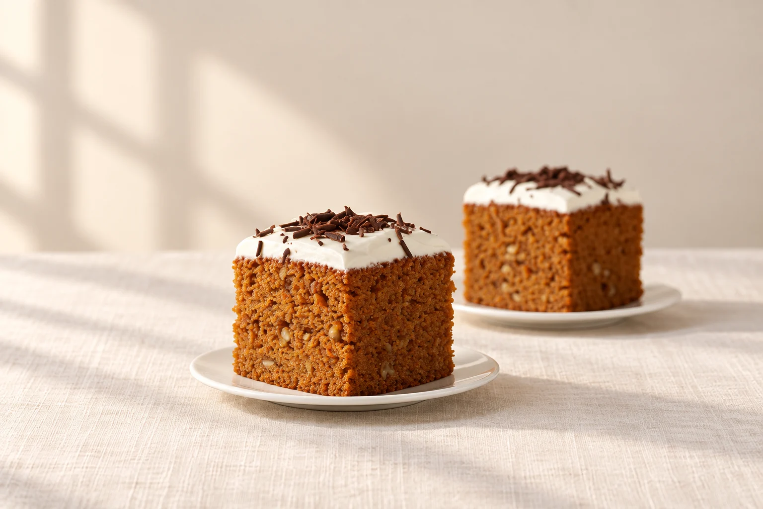 Bizcocho de zanahoria con nueces